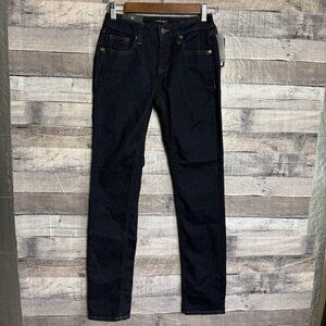 Miss Me Dark Blue Straight Leg Jeans Sz 24 D1001T87 NWT